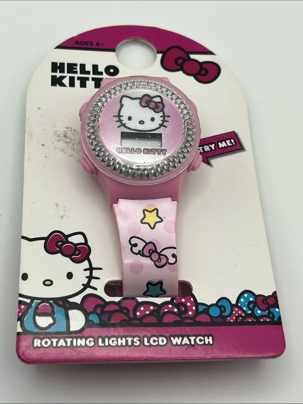 Hello Kitty Pink Star & Bow Kids Digital Watch